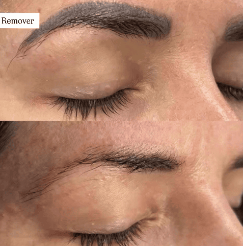 microblading changed color